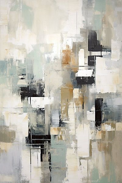 Grey-Green 13.46 by ARTEO Paintings