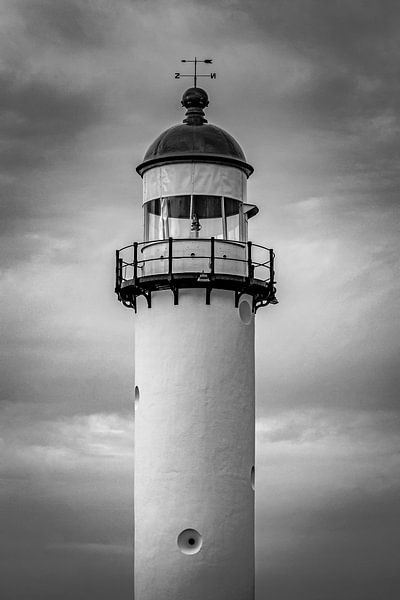 Vuurtoren Hellevoetsluis | Zwart-Wit van Daan Duvillier | Regio in de Kijker