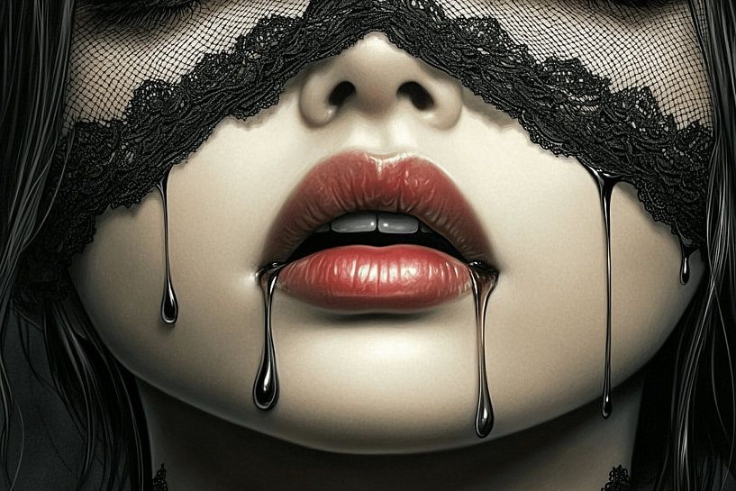 Blindfolded Woman Portrait | Symbolism of Limitations and the Power to Overcome by Karina Brouwer