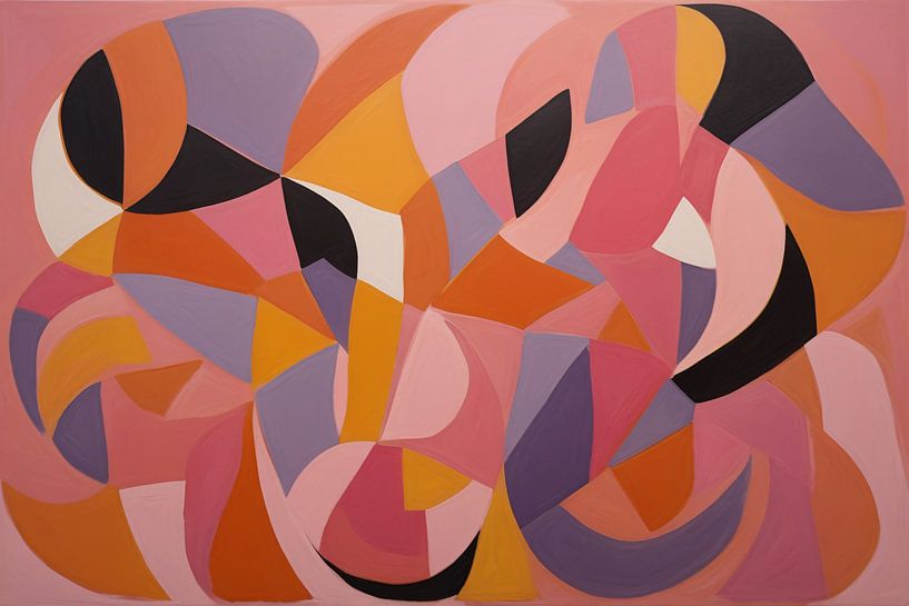 Dance of Geometric Harmony by Art & Soul Creations