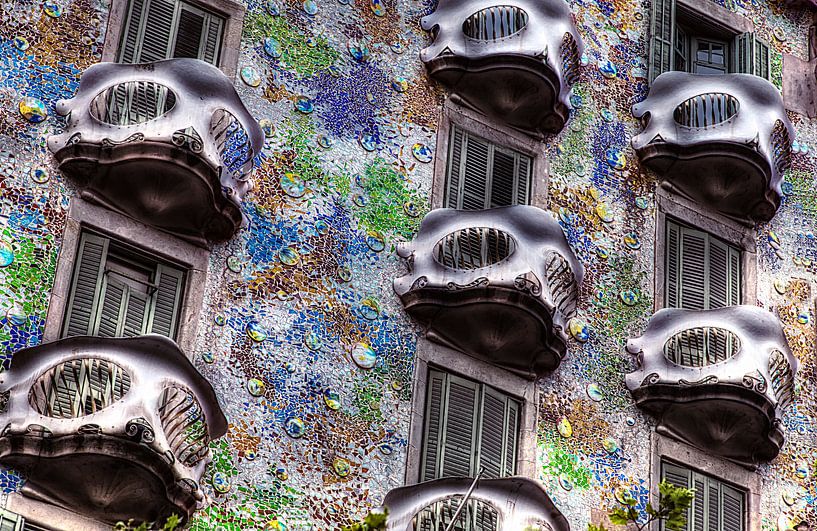 Casa Batllo Balkone von Giovanni della Primavera