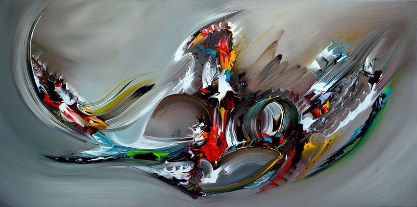 Abstract 2 by Gena Theheartofart