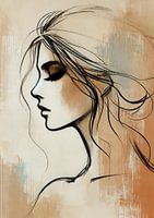 Inner peace portrait