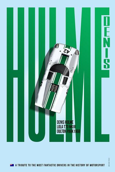 Denis Hulme Lola T70 Tribute par Theodor Decker