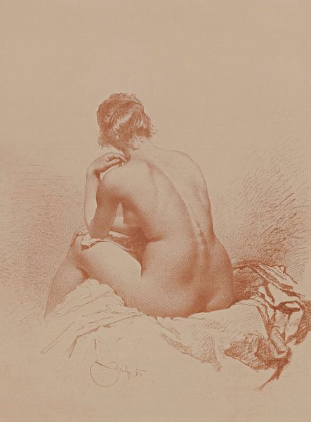 Mihály Zichy - Nu féminin par Peter Balan