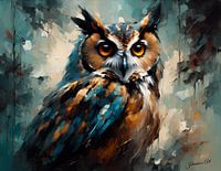 Wildlife - Abstracted Surrealism - Owl 1