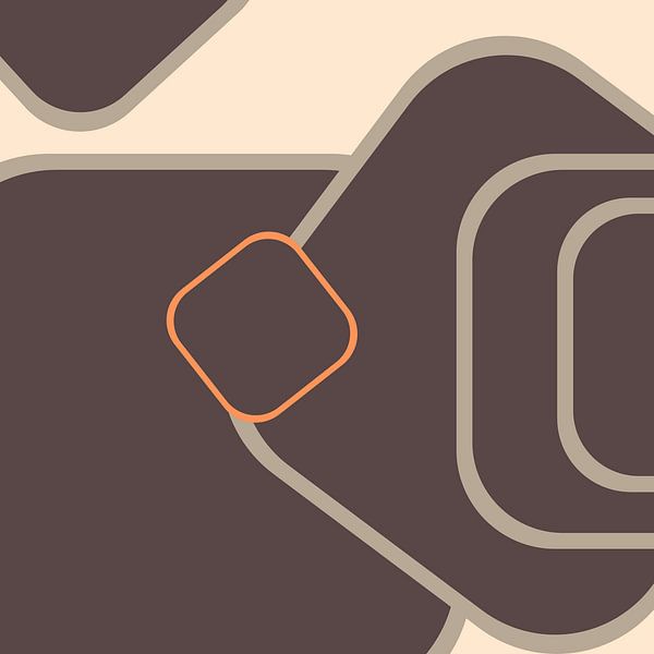 Vintage Abstraktion von Mad Dog Art