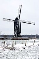 Le moulin de Wissink dans la neige