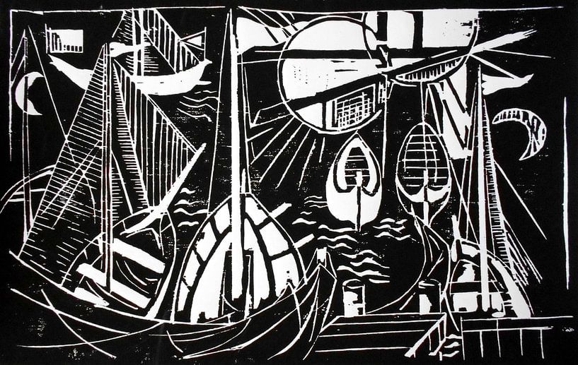 Segelhafen par Eberhard Schmidt-Dranske