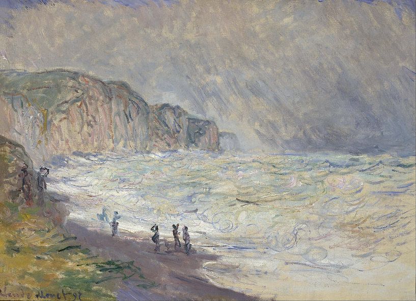 Mer forte à Pourville, Claude Monet par The Masters