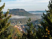 Quirl, Sächsische Schweiz - Stadt Königstein und Lilienstein