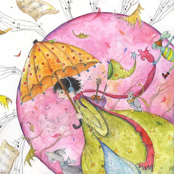 Sorcière d'automne par keanne van de Kreeke