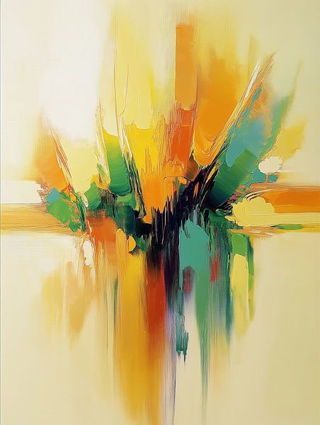 Abstract orange by Bert Nijholt