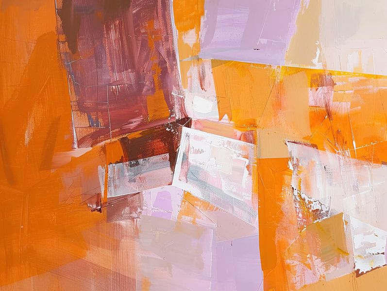 Abstraktes minimalistisches Design von Abstraktes Gemälde