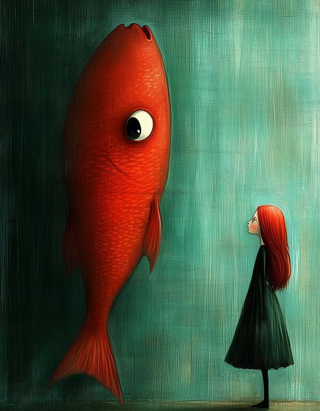 Roter Stockfisch von Bianca ter Riet