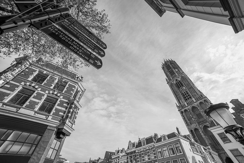 &quot;Hartje Utrecht&quot; (Schwarz und weiß) von Kaj Hendriks