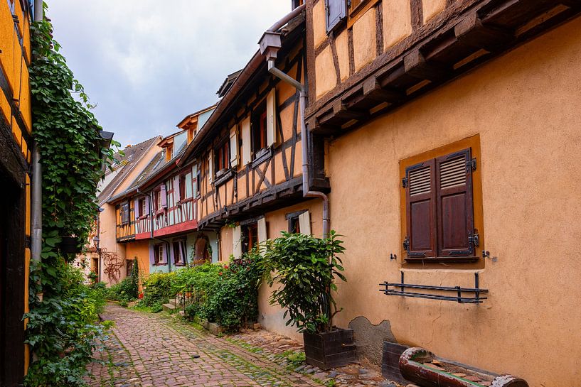 Scène de rue à Eguisheim, Alsace, France par Adelheid Smitt