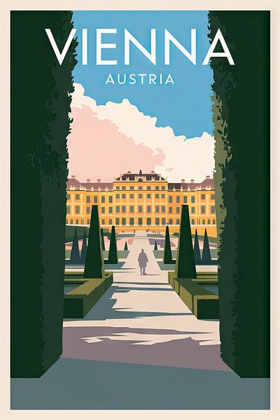Wien, Österreich von Poster Art Shop