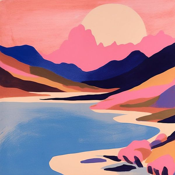 Henri Matisse inspirierte Landschaft von Niklas Maximilian