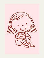 Freundliches Mädchen