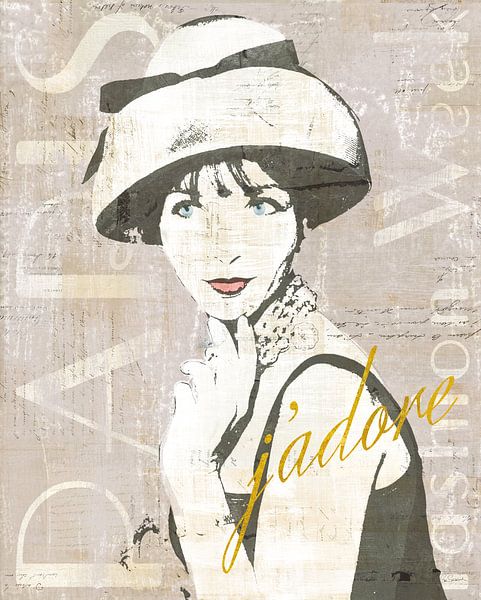 Fashion Week Paris Screenprint I, Sue Schlabach by Wild Apple