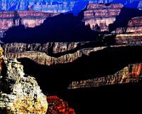 Grand Canyon National Park Sonnenuntergang Schatten
