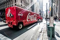 Camion de Coca-Cola à New York