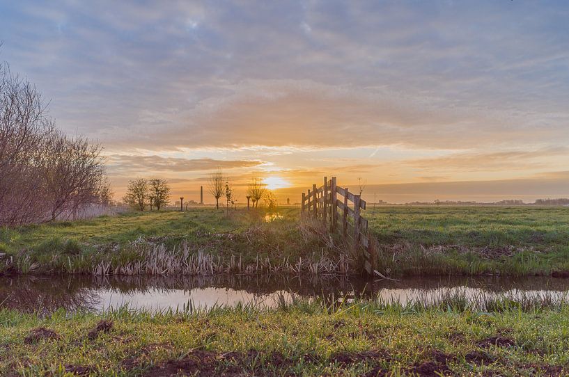 Sunrise at Nespolder - Bergambacht by Rossum-Fotografie