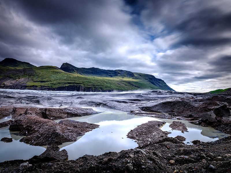 Le Svínafellsjökull (&quot;glacier Pigsberg&quot;), Islande par Eddy Westdijk