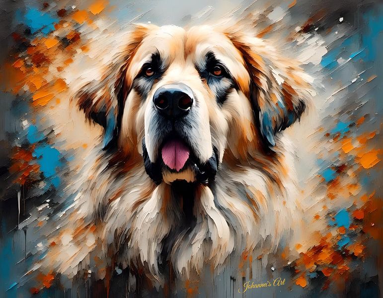 Hundekunst - Anatolischer Hirtenhund 1 von Johannas Art Creations