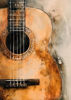 Orange guitar music art #guitar