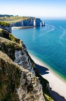krijtrotsen van Etretat bij Normandië