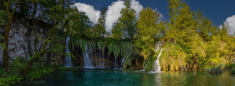 Nationalpark Plitvicer Seen, Kroatien. Panoramafoto von Gert Hilbink