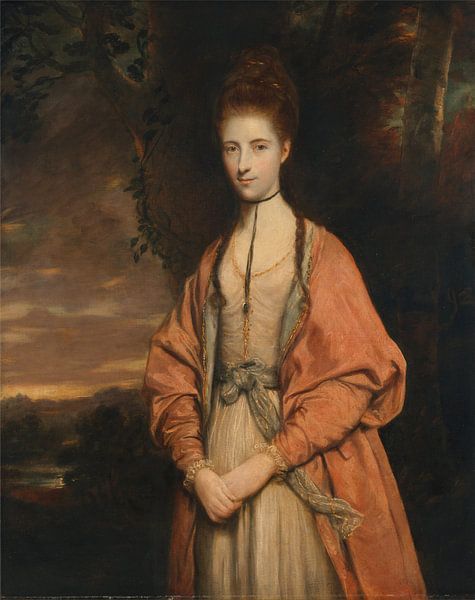 Porträt Anne Seymour Damer, Joshua Reynolds von Meisterhafte Meister
