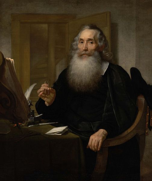 Portrait of Petrus Scriverius, Bartholomeus van der Helst by Masterful Masters