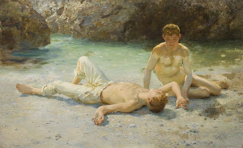 Noonday Heat, Henry Scott Tuke by Bridgeman Masters