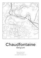 City map - Belgium - Chaudfontaine