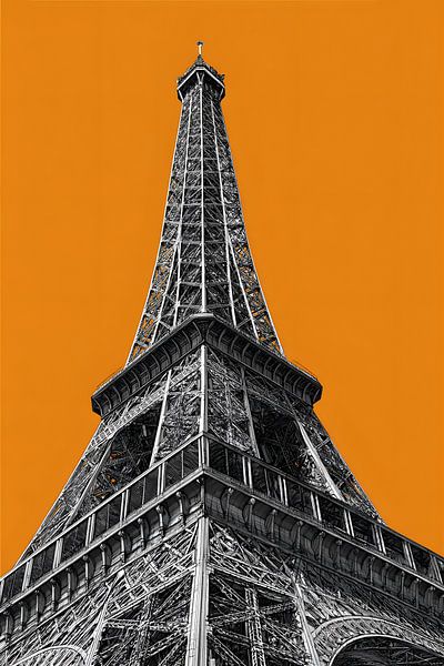 Eiffelturm in 2 Farben von Skyfall