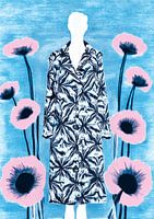 Tropical fashion print