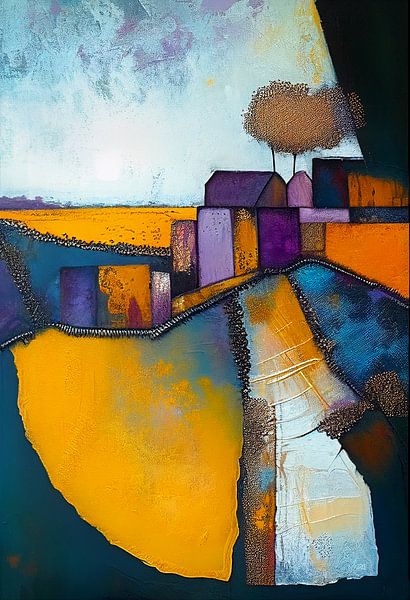 dekorative Malerei der Landschaft von Ariadna de Raadt-Goldberg