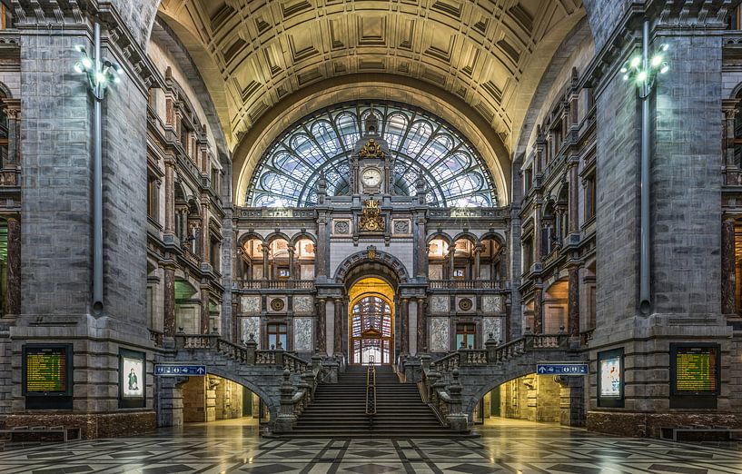 Gare centrale à Anvers par MS Fotografie | Marc van der Stelt