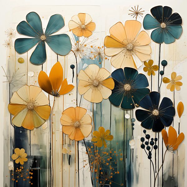 Flowers abstract by Bert Nijholt