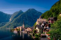 Caché entre la forêt, les montagnes et le lac.