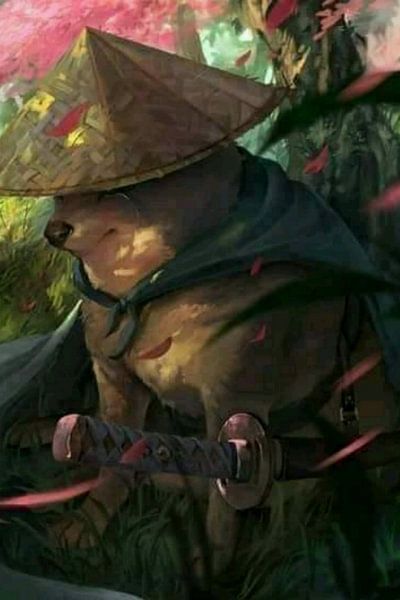 Chien cheeme samurai par Doms Art