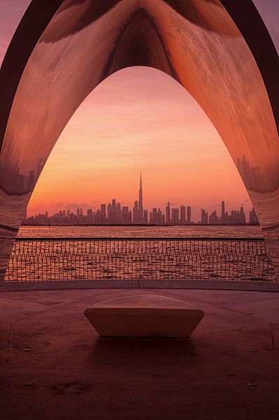 Ligne d'horizon de Dubaï par Leon Okkenburg