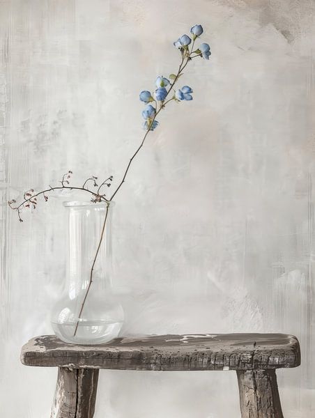 Stilleben im japanischen Stil von Japandi Art Studio