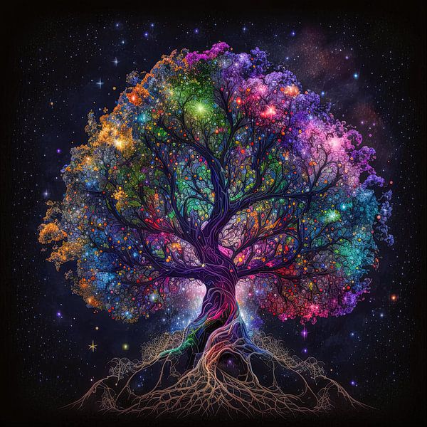 Cosmic tree by Bert Nijholt