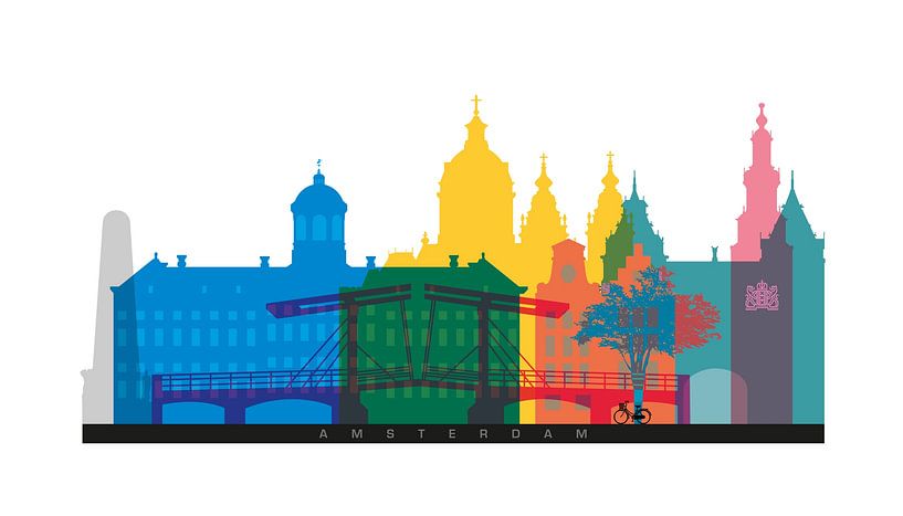 Amsterdam in a nutshell van Harry Hadders Design