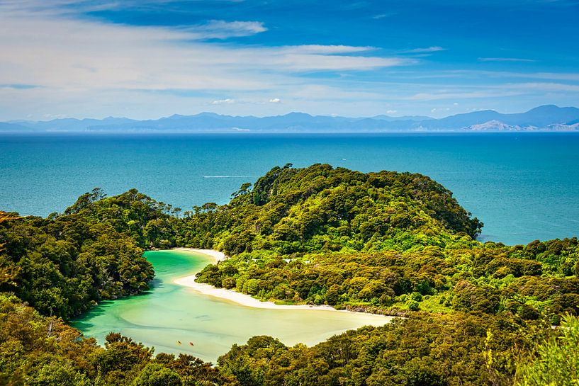 Lagoon Abel Tasman NP, Neuseeland von Rietje Bulthuis