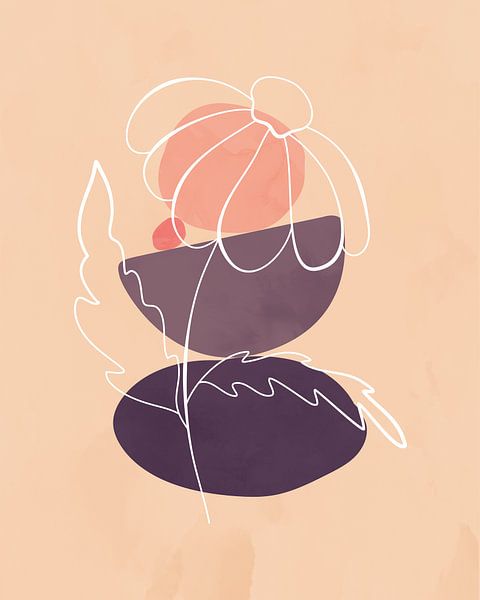 Blume bei Sonnenaufgang von Tanja Udelhofen